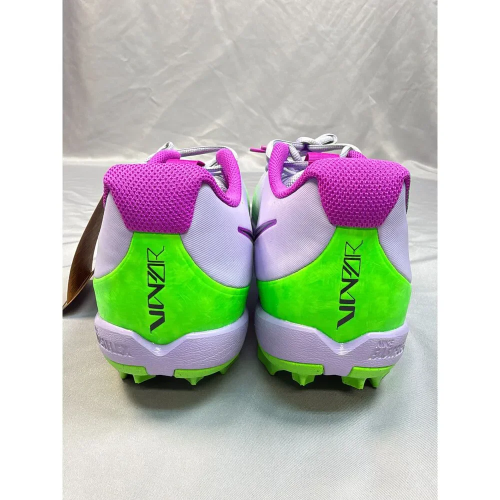 Nike Fastflex Molded Athletic Cleats - Men's Size 12 - Purple / Volt / Magenta